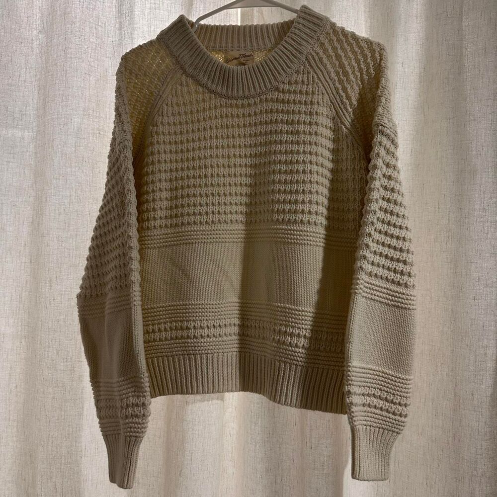 Universal-thread Women's Cream and Tan Jumper - Picture 1 of 7
